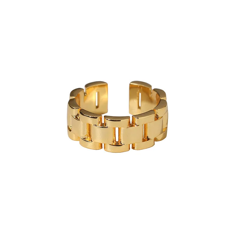 Watch Chain Gold Fashion Ring