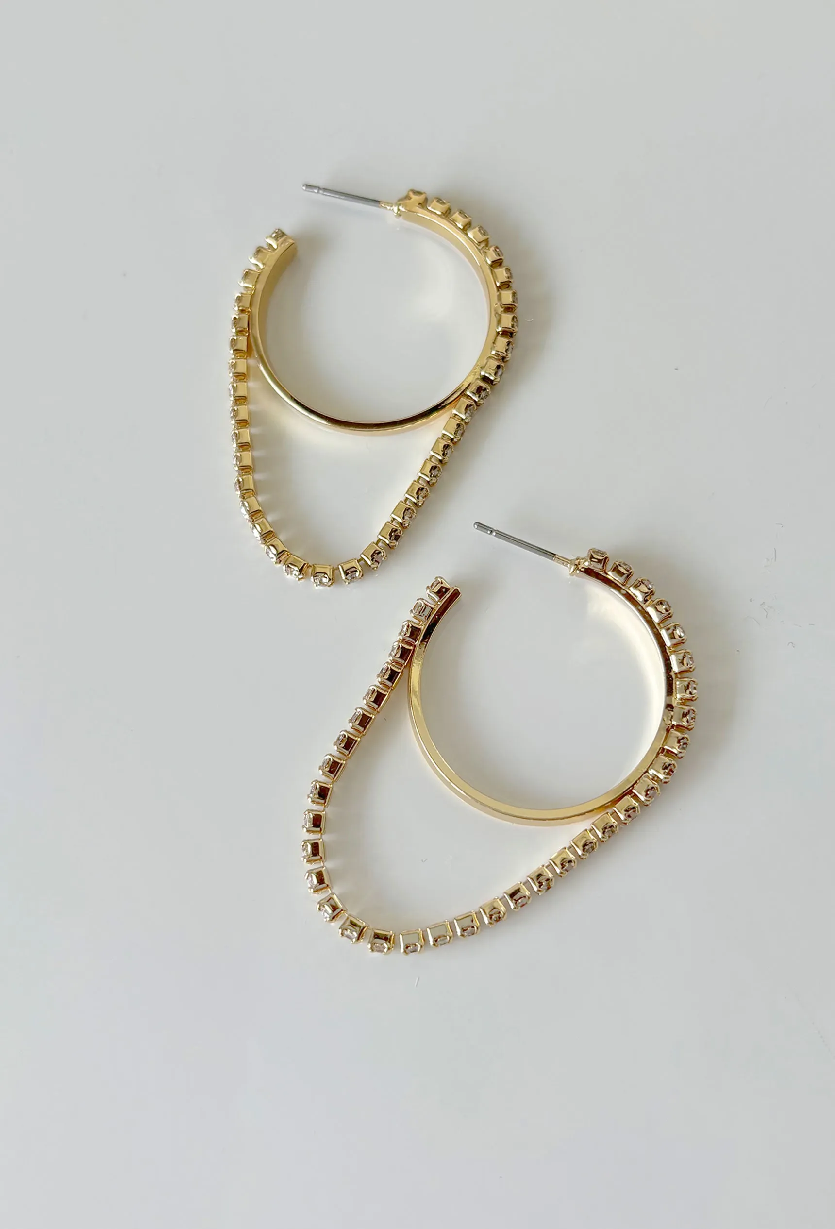 Wish For It Hoop Earrings in Gold